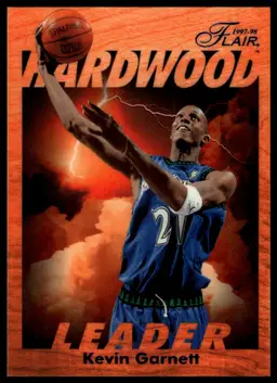 1997-98 Fleer #16 Kevin Garnett Flair Hardwood Leaders Minnesota Timberwolves
