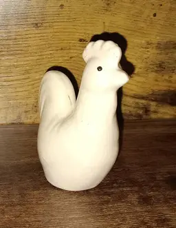 Vintage Ceramic White Chicken