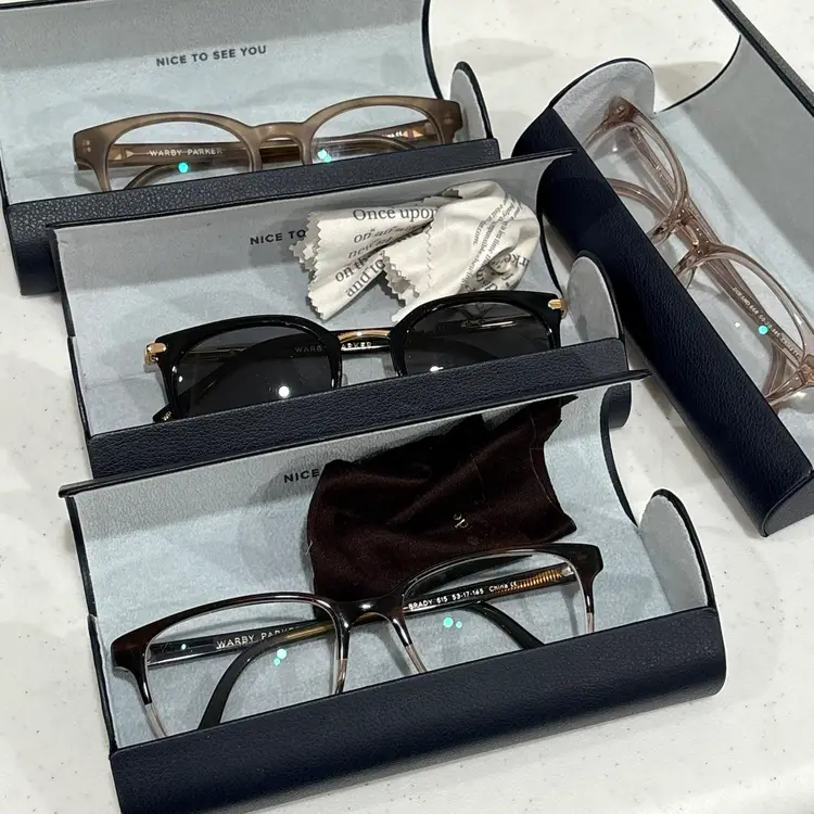 Warby Parker Eyeglasses Frames Lot With Cases
