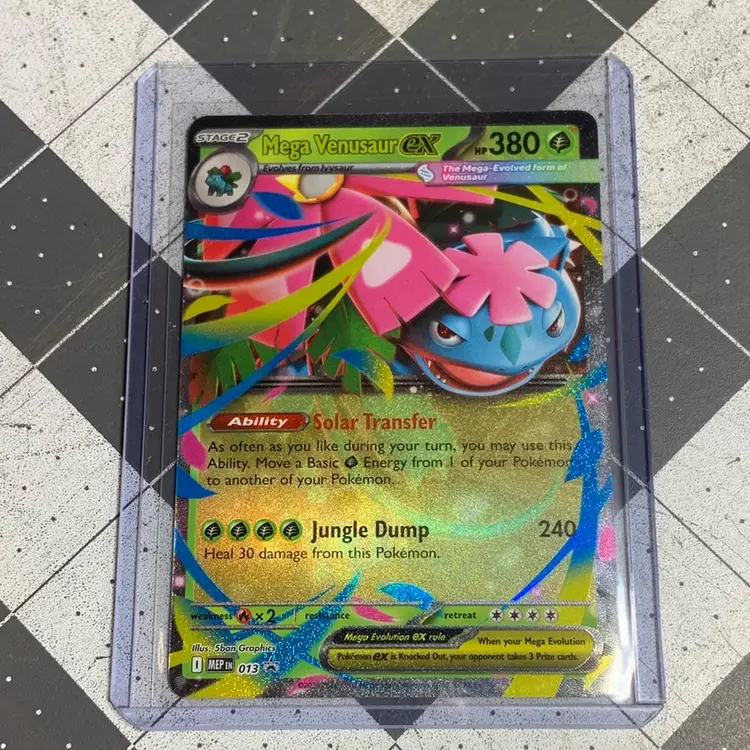 Mega Venusaur Ex Promo 013 Pokemon Card