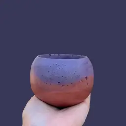 3”  Purple Sands Globe Concrete Planter