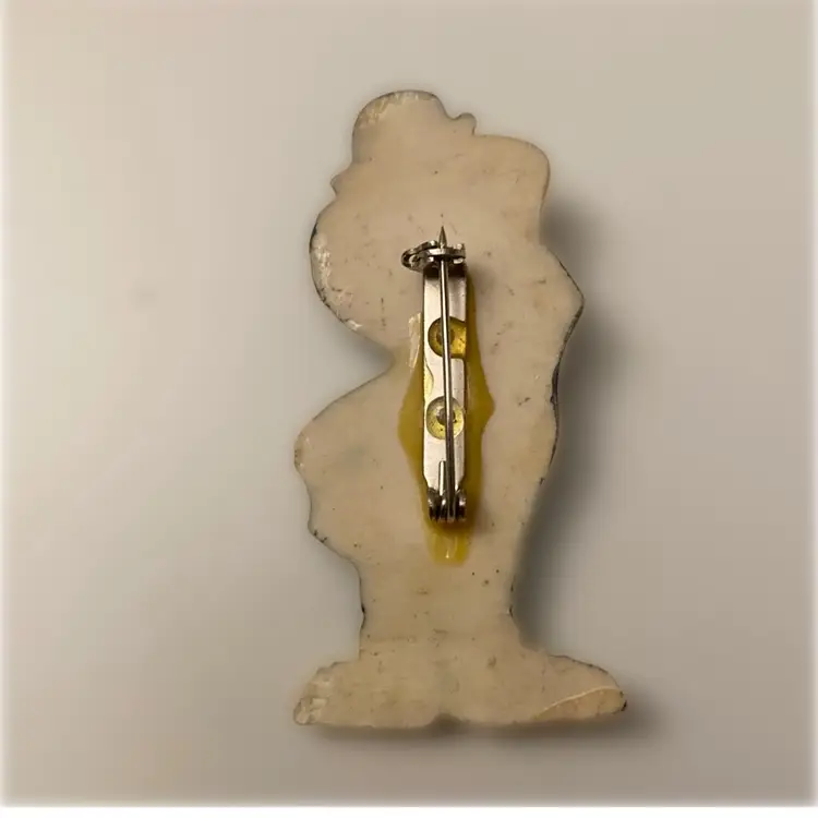 1950’s Stan Hardy Brooch Pin Of Laurel & Hardy