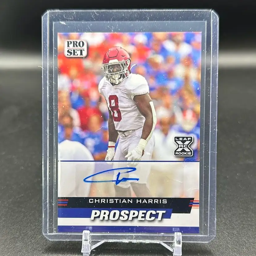 Christian Harris 2022 Pro Set RC Auto Houston Texans