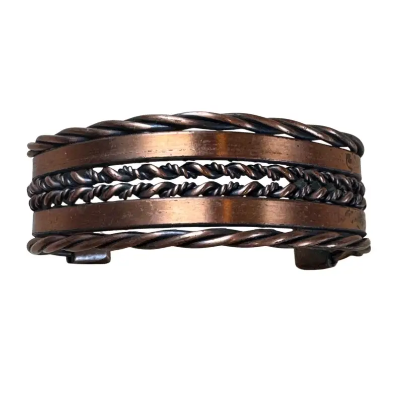 Handmade Native American Copper Cuff Bracelet