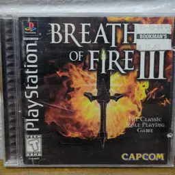 Breath of Fire III 3 (ps1 PlayStation 1 PS1 1998) CIB Complete Includes Reg Card