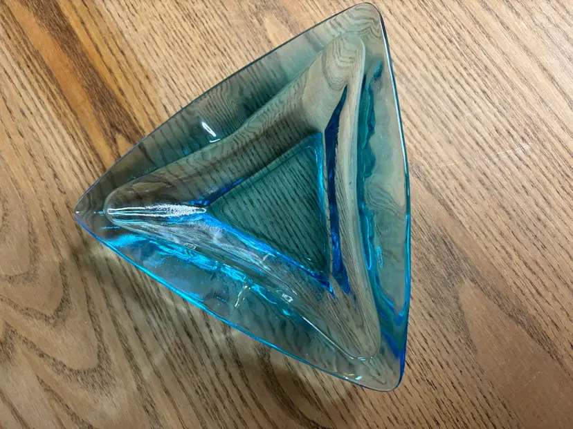 Turquoise Ashtray By Hazel