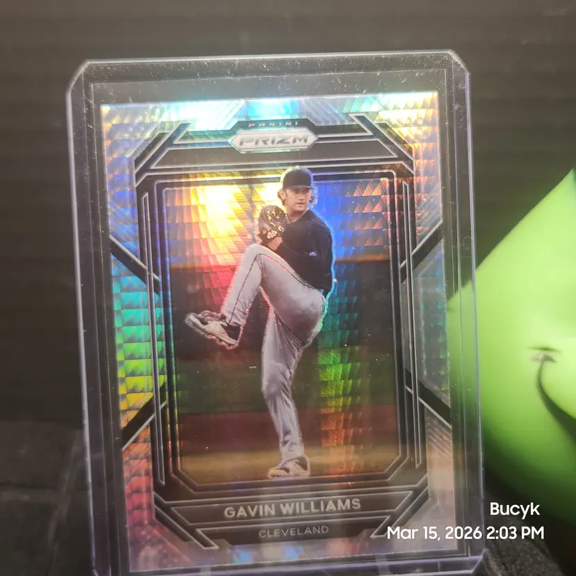 2023 Panini PRIZM Xfractor - Gavin Williams Cleveland Guardians