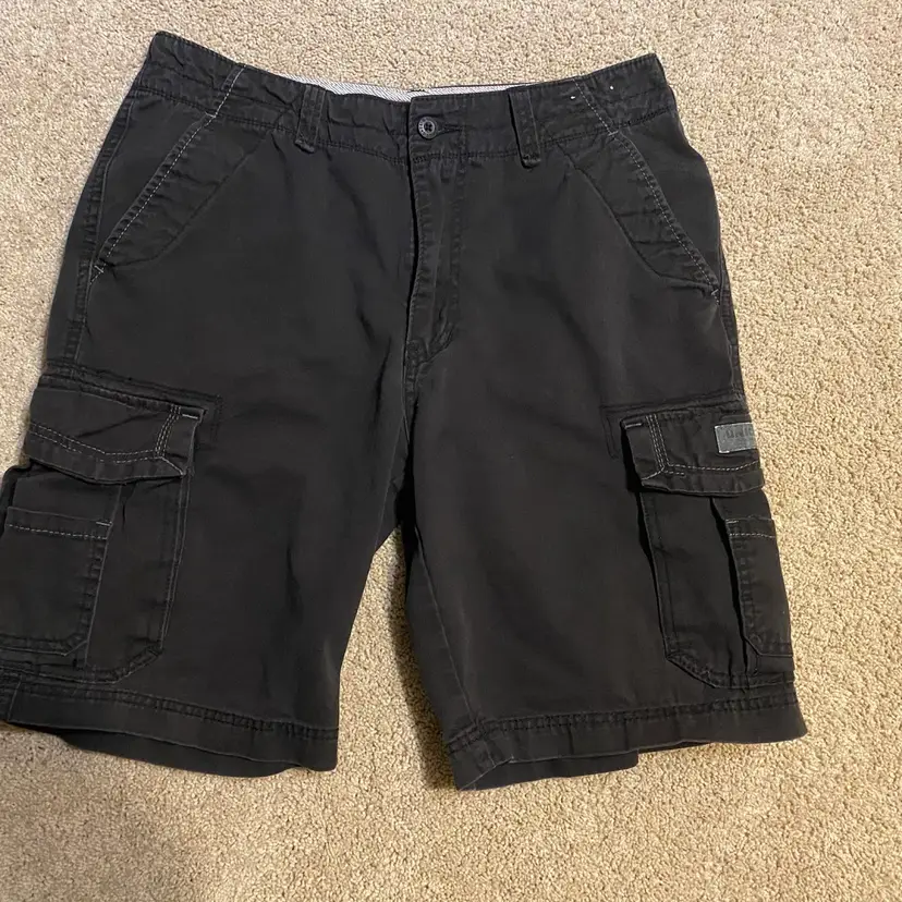 UnionBay Men's Size 34 Waist Black Cargo Shorts