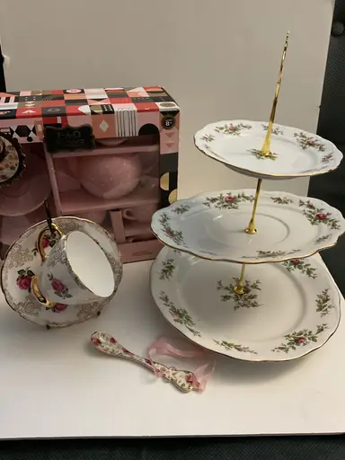 Pink Tea Party with Tea Leaf Reading