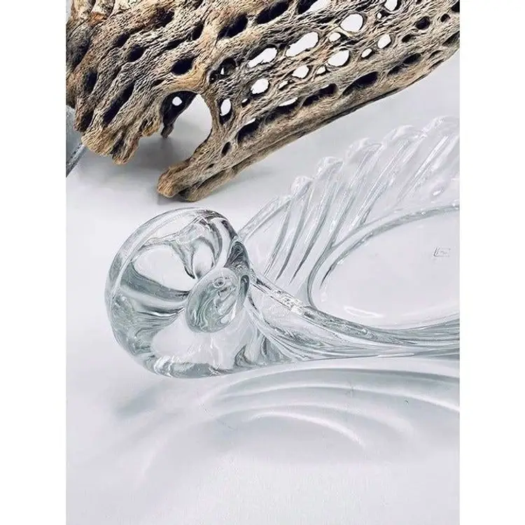 Vintage HEISEY Crystolite Relish Pickle Dish