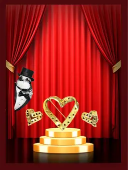 SIGNED AVON GT HEART BROOCH & CLIP EARRINGS - VALENTINE'S DAY