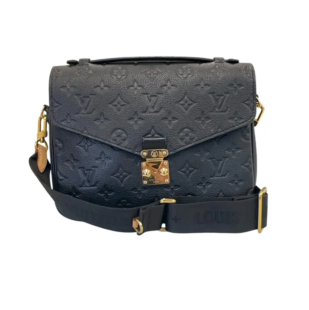 Louis Vuitton Black Empriente Pochette Metis W/Black Guitar Strap