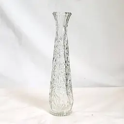 Glass Bud Vase 9 In. Tall