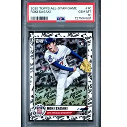 2025 Topps All Star Roki Sasaki Rookie RC PSA 10 Los Angeles Dodgers