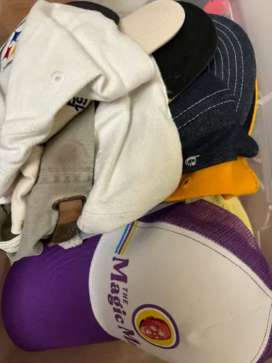 Hats, Pins, Buttons Oh My