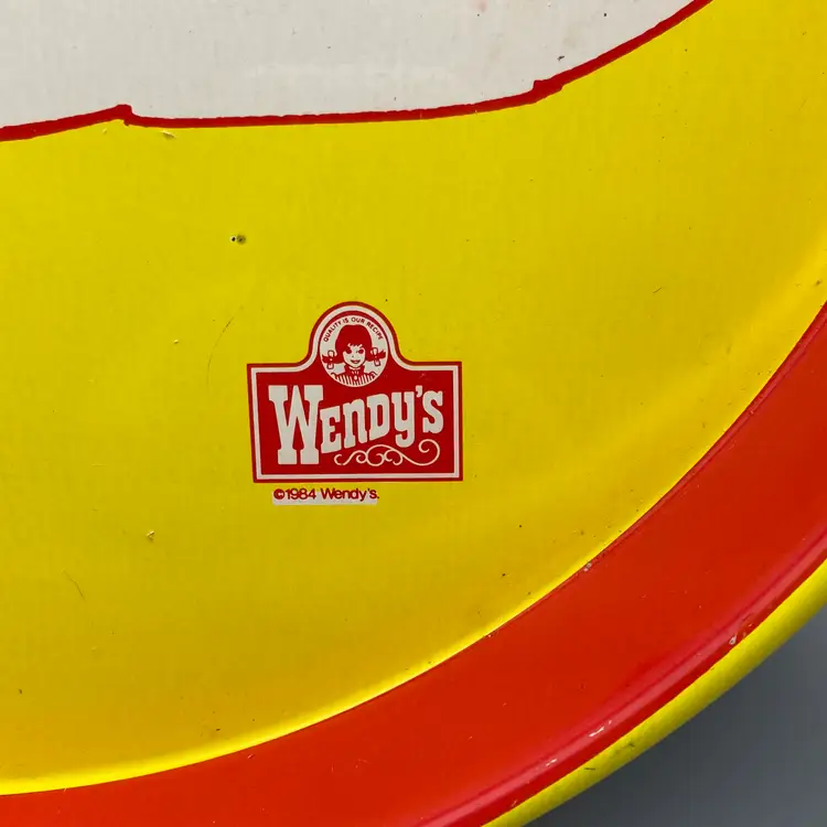 Wendy's "Where's the Beef" Serving Tray - 1984 Advertising - Cheinco - Made in USA