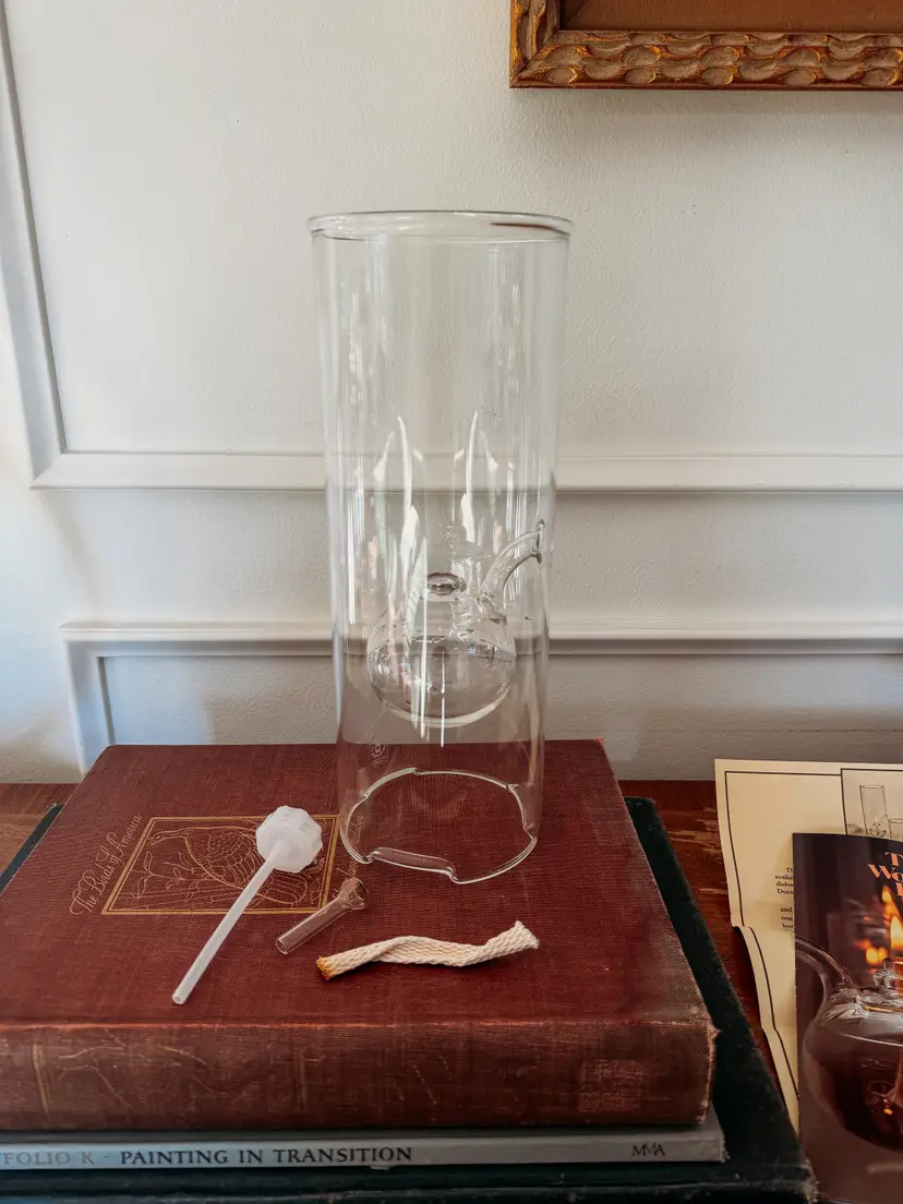 Wolfard Glassblowing Co Oil Lamp - 12"