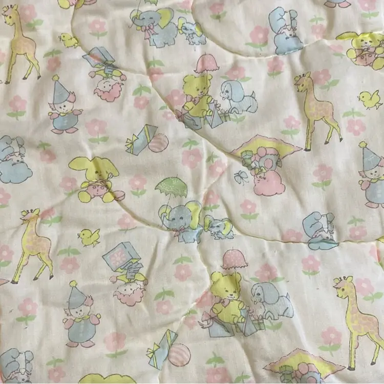 Vintage Zip Up Baby Blanket