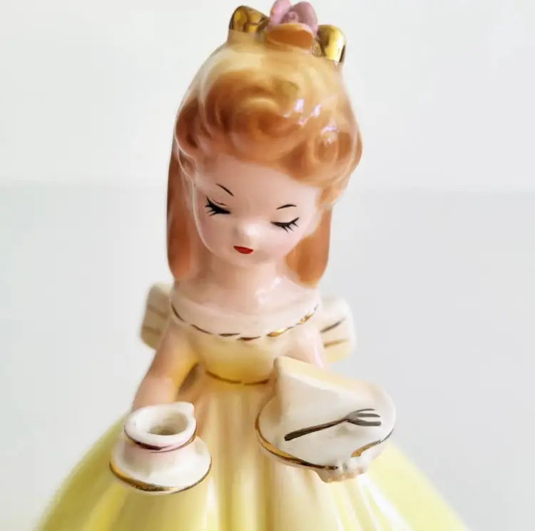 Vintage Arnart Erich Stauffer Designed Little Debs Yellow Dress