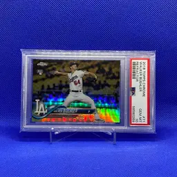 2018 Topps Chrome Walker Buehler RC Refractor PSA 10 GEM MINT Los Angeles Dodgers Philadelphia Phillies