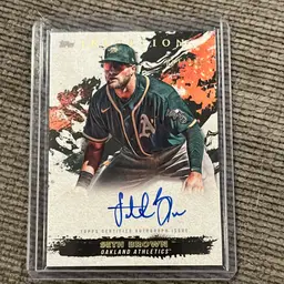 Seth Brown Rookie Auto /249. Oakland A’s. 2021 Topps Inception