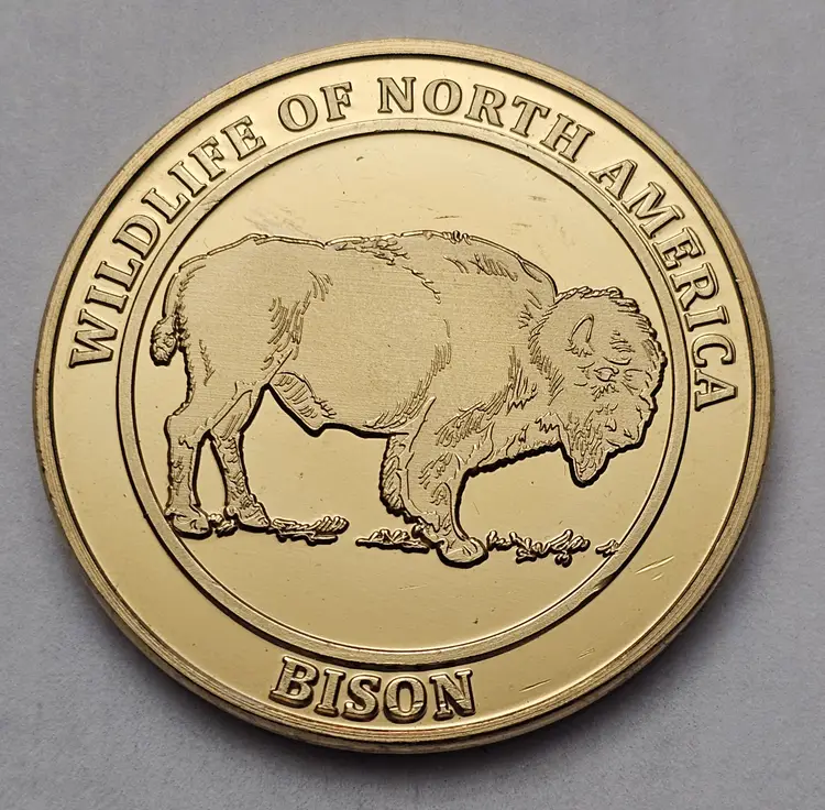 National Wildlife Federation Since 1936 Bison Brass Medal