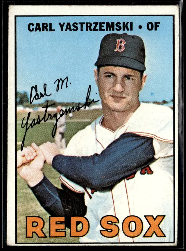 #71 Carl Yastrzemski 1967 Topps #355 *LIVE AUCTION*