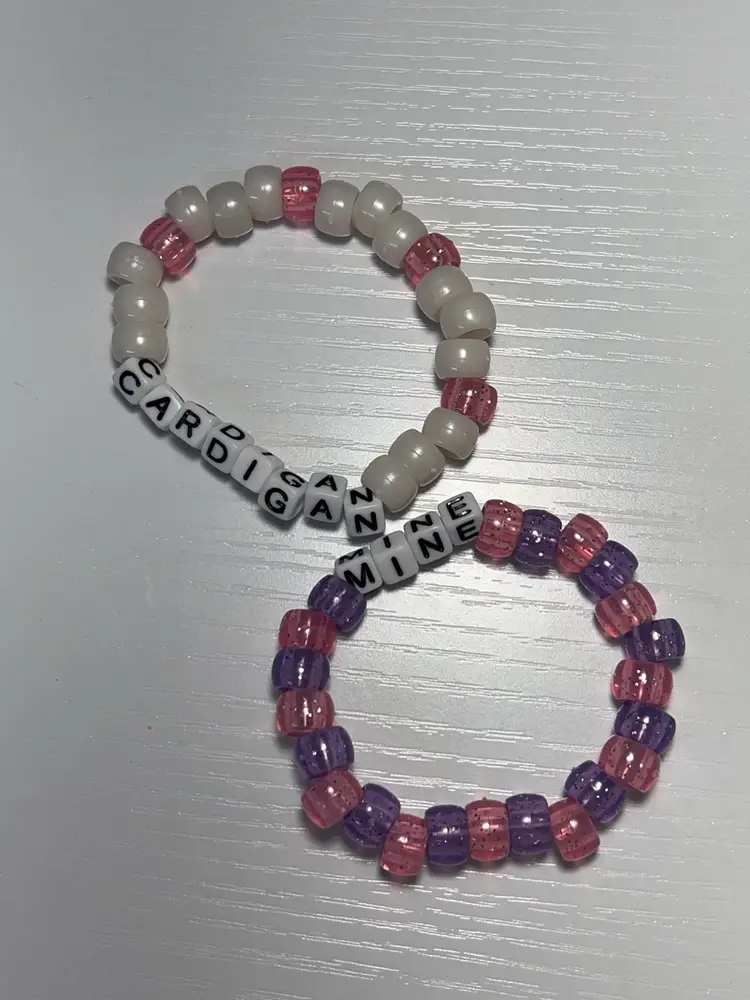 “Cardigan” And “Mine” Friendship Bracelets 
