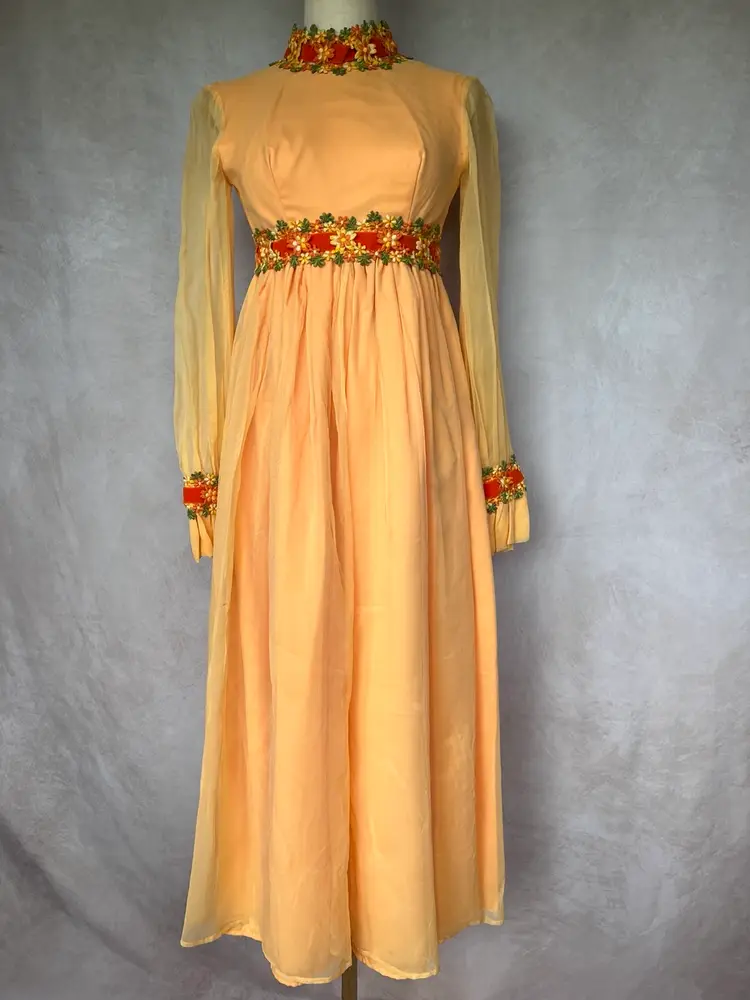 Vintage Floral Prairie Gown