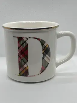 Anthropology Initial Mug “D”