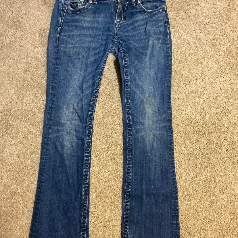 Miss Me Women's Size 28 Bootcut Denim Blue Jeans
