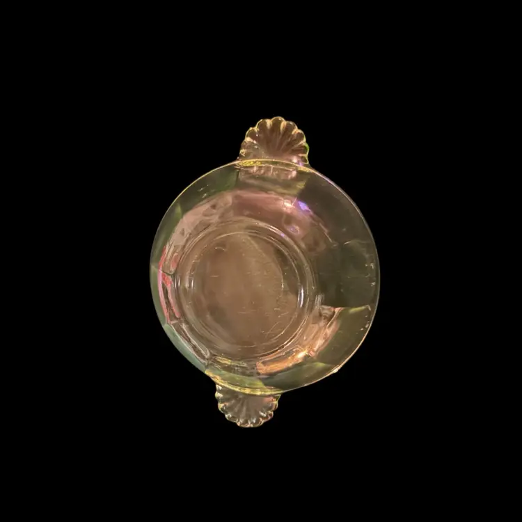 04 Uranium Glass Dish