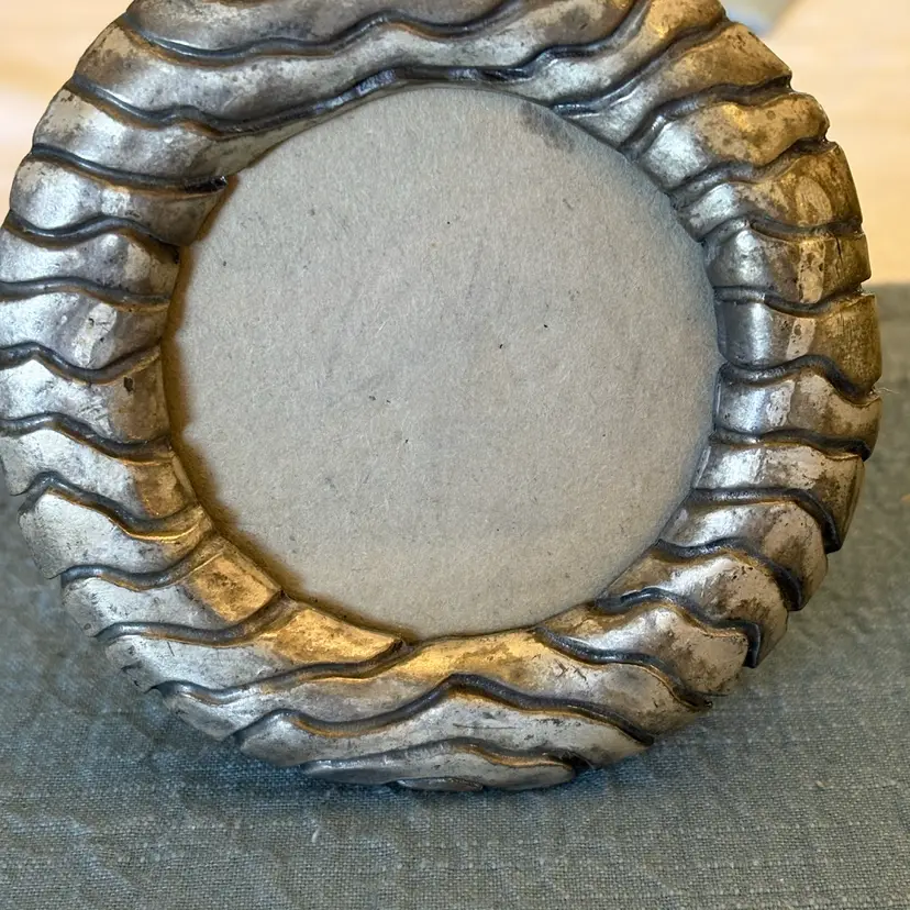 Vintage Ashleigh Manor Fine Pewter Mini Picture Frame