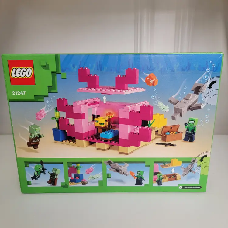 Lego Minecraft 21247 - The Axolotl House, New & Sealed