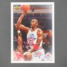 Michael Jordan 1991 Upper Deck All Star Checklist Basketball Card #48