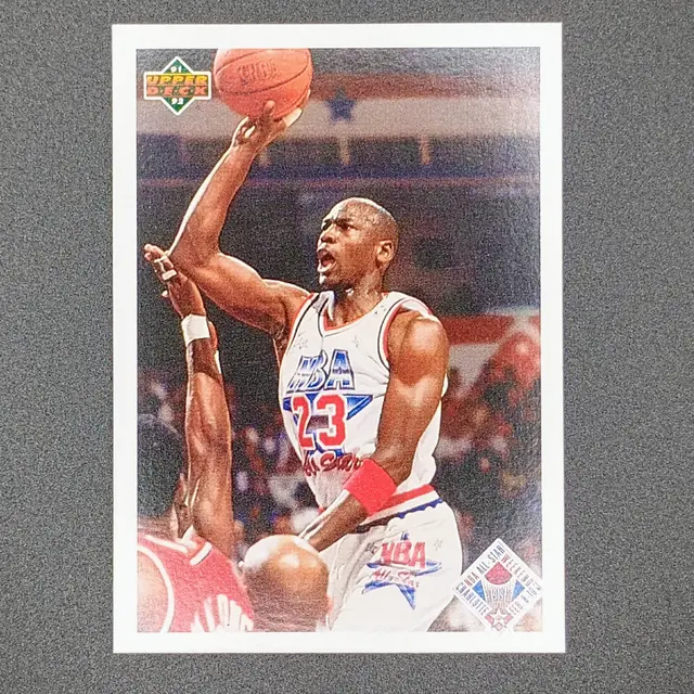Michael Jordan 1991 Upper Deck All Star Checklist Basketball Card #48