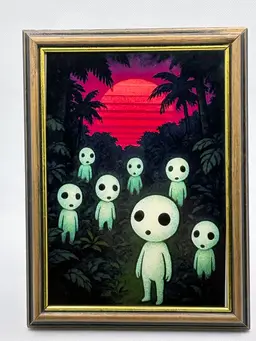 Original Custom Art Print In Frame