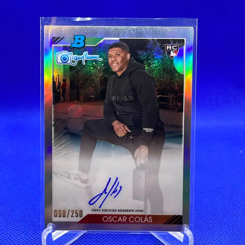 2023 Bowmans Best 1992 Bowman Oscar Colas RC Auto /250 Chicago White Sox
