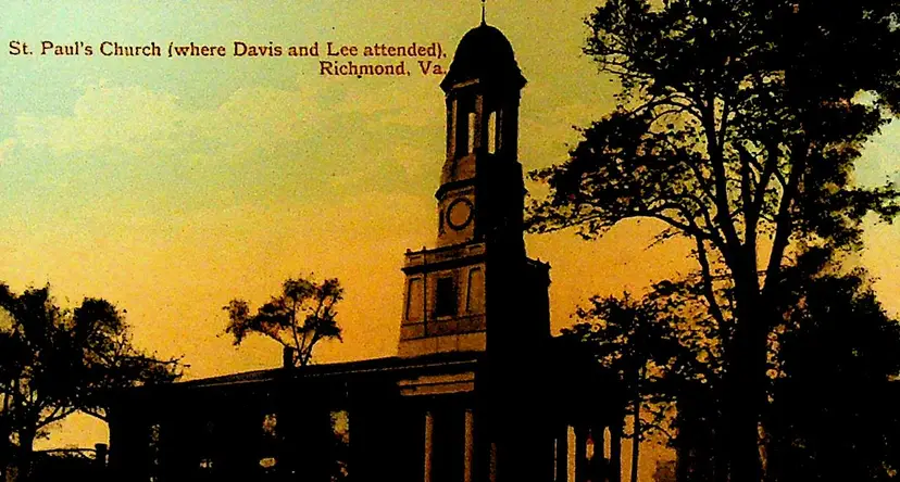 St Paul's Church Richmond Virginia Unused Postcard