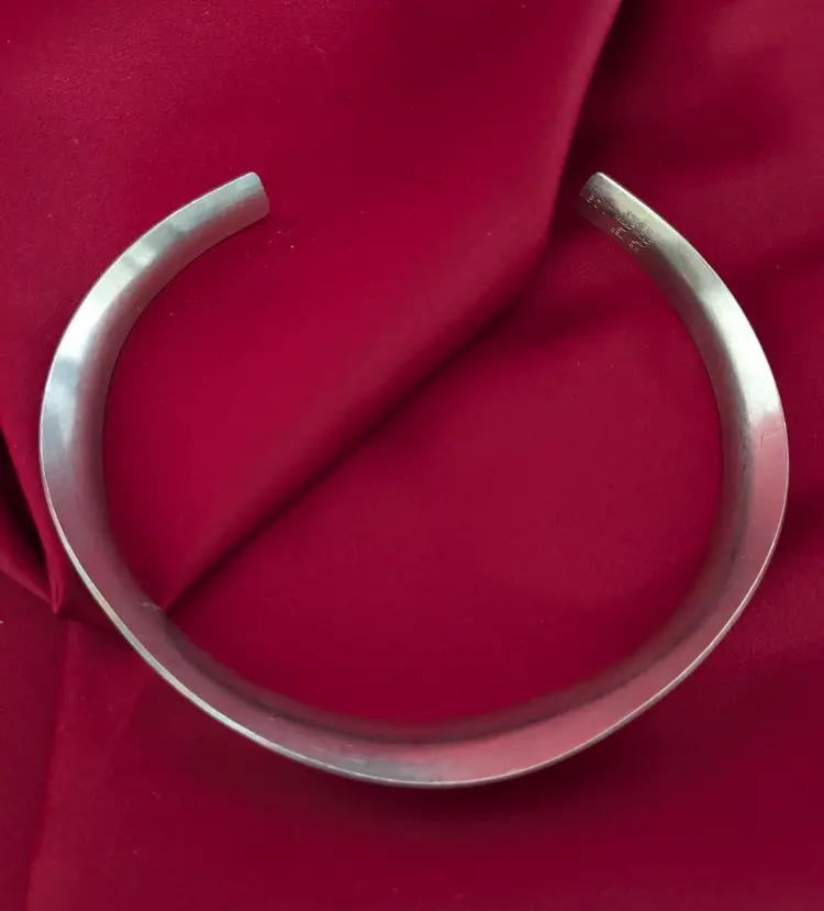 Vintage Jensen Denmark Pewter Choker / Torque - Jorgen Jensen #129