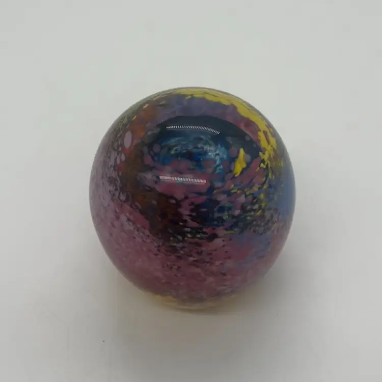 Chris Heilman ‘96 Inner World Paperweight Galaxy Art Glass