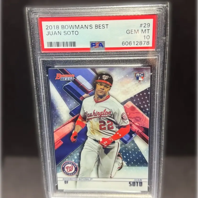 2018 Bowman’s Best Juan Soto RC PSA 10 New York Yankees