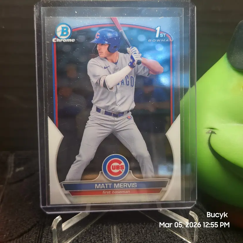 2023 Bowman Chrome - Matt Mervis Chicago Cubs