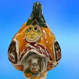 Blue Sky Pumpkin Pie Cat Cottage