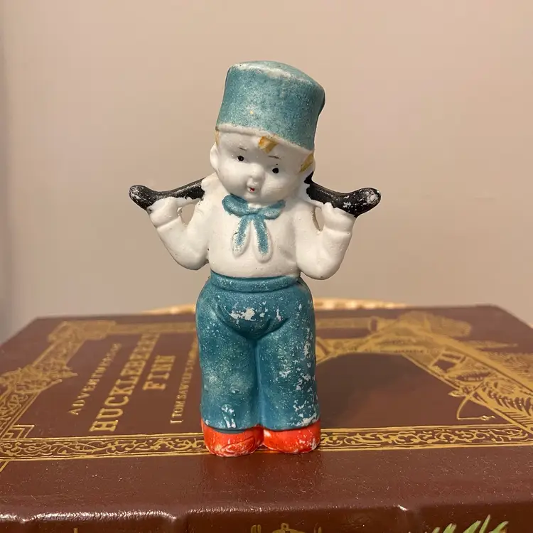 Antique Frozen Charlotte Penny Doll Japan