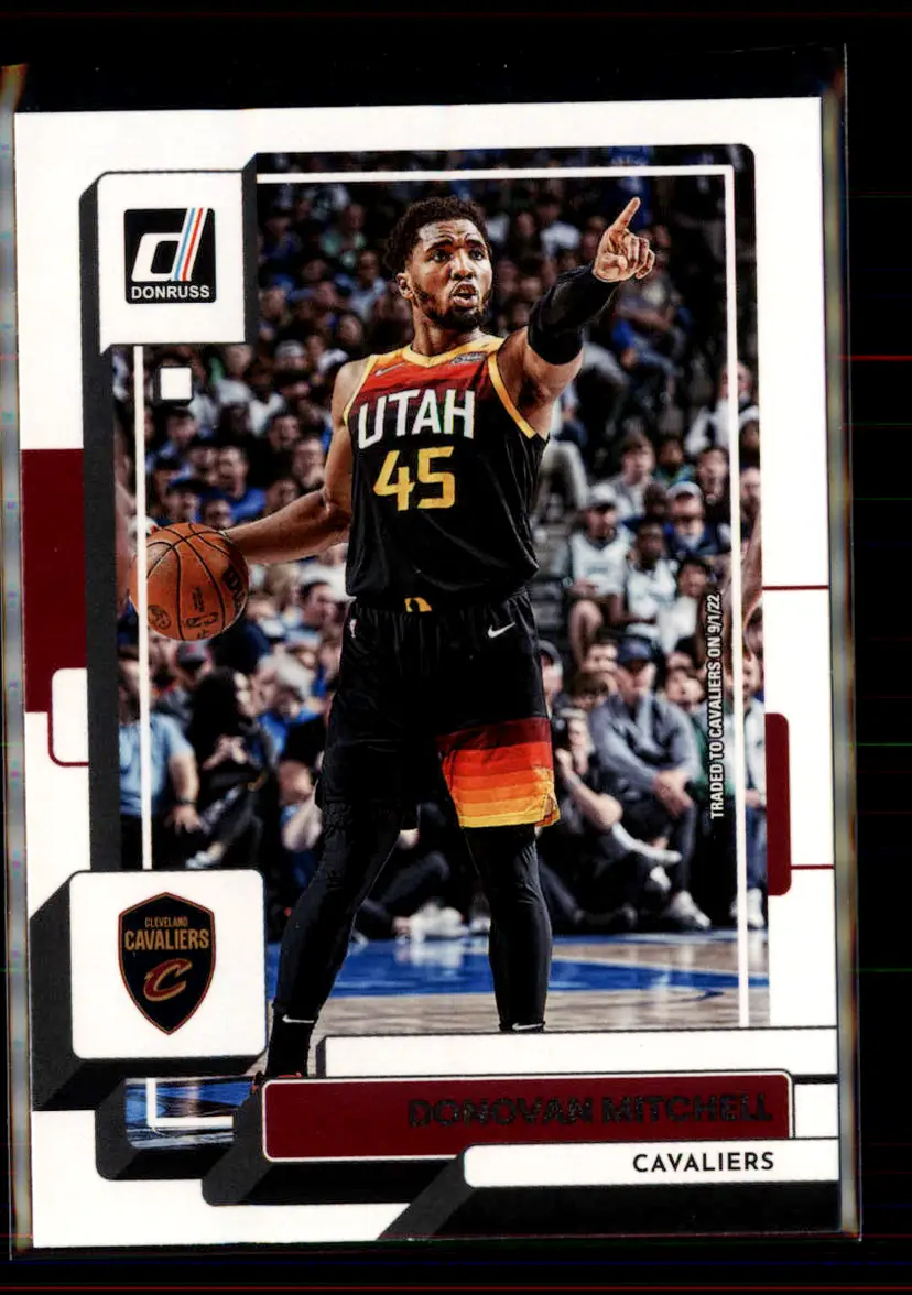 Donovan Mitchell 2022-23 Donruss #111 - (2) - Cleveland Cavaliers