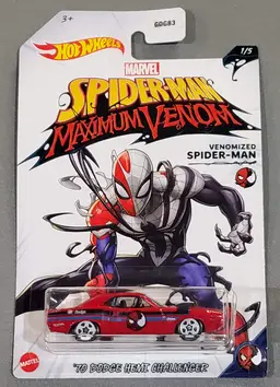 124 - B1 - Hot Wheels Marvel Spider-Man Maximum Venom Spider-Man