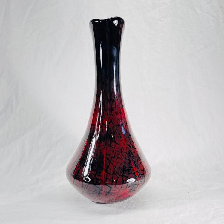 Signed Nichols Art Glass Vase 2008