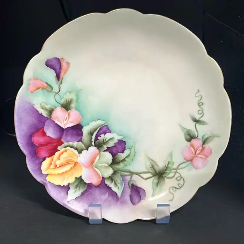 Bavaria, Hand Painted Plate