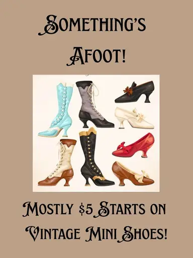 Glass, Porcelain And Metal And Items That Are Footed!